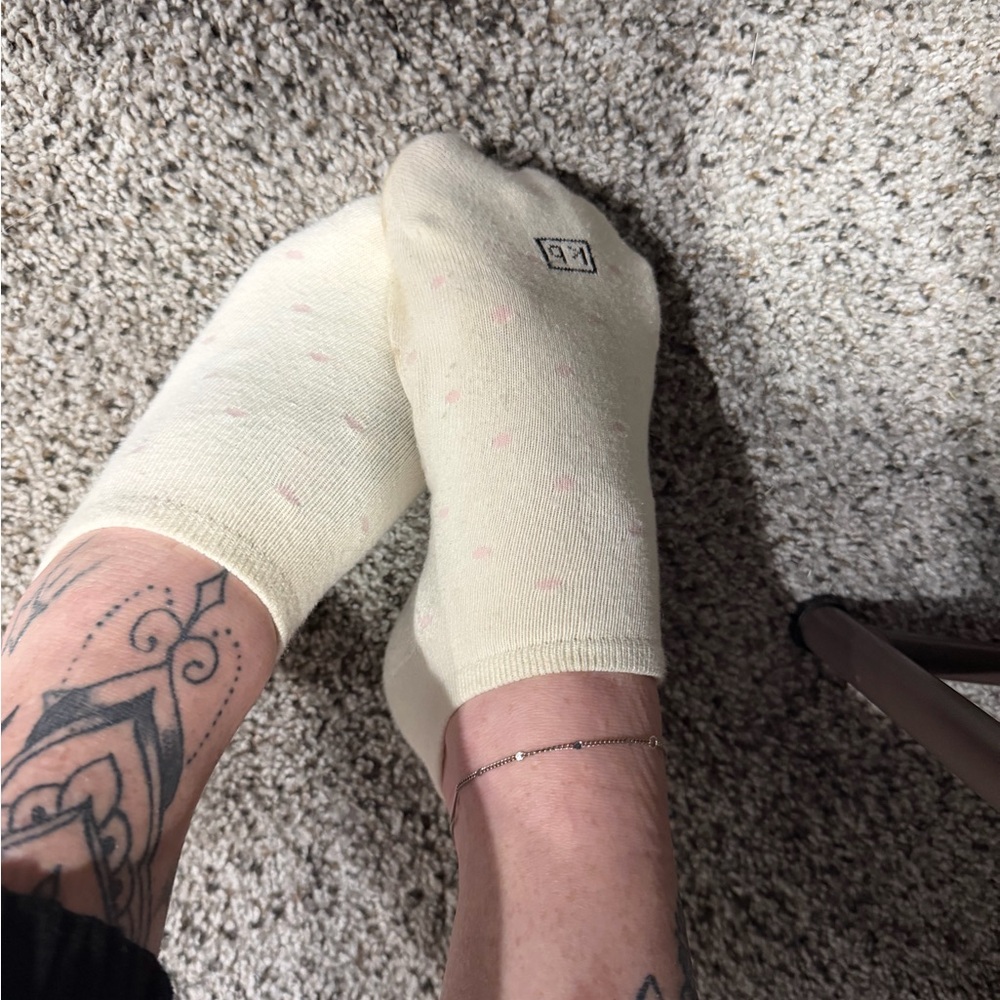 Kirklands Light Yellow Ankle Socks